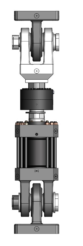 20'' bore x 30'' stroke custom hydraulic cylinder