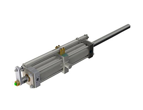 Heavy Duty Hydraulic Cylinders with External Linear Positioner